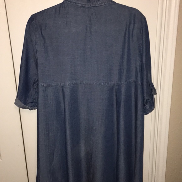 CHELSEA & THEODORE DENIM DRESS - Picture 7 of 8